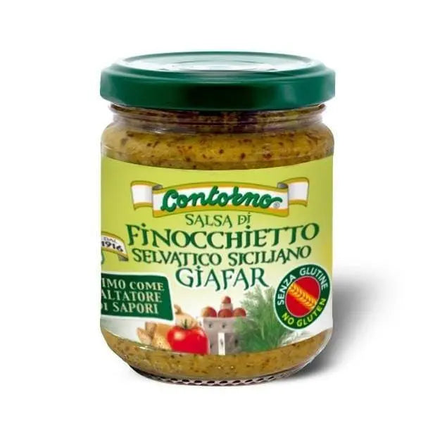 Salsa di Finocchietto Siciliano Giafar 200 gr, F.lli Contorno Sugo F.lli Contorno