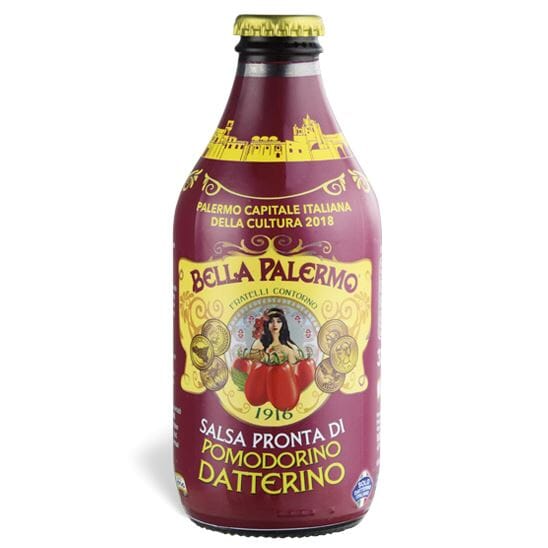 Salsa di Pomodorino Datterino "Bella Palermo" 330 gr, F.lli Contorno Sugo F.lli Contorno