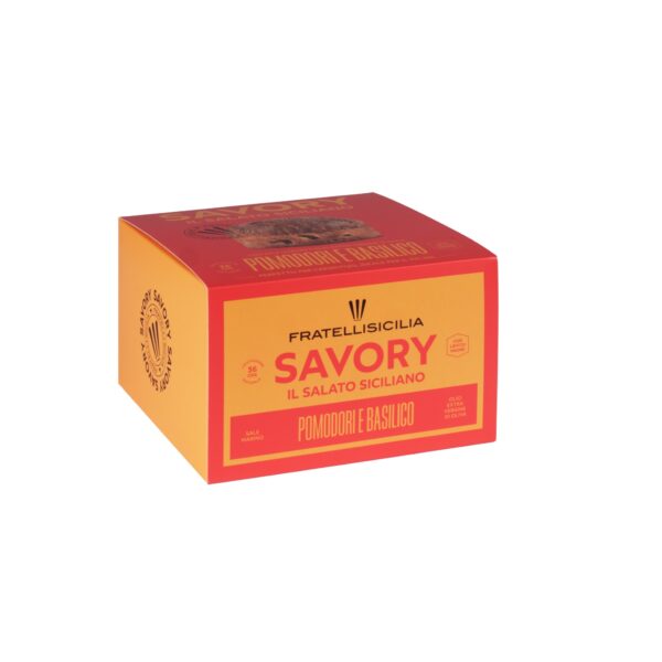 Savory panettone with dried tomatoes, basil and oregano, sicily brothers, 450 gr