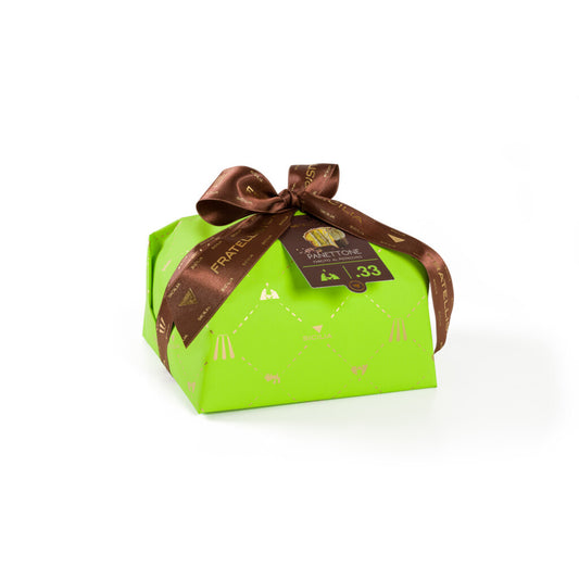 Pistaziengefüllte Panettone, sizilianische Brüder, verschiedene Gewichte