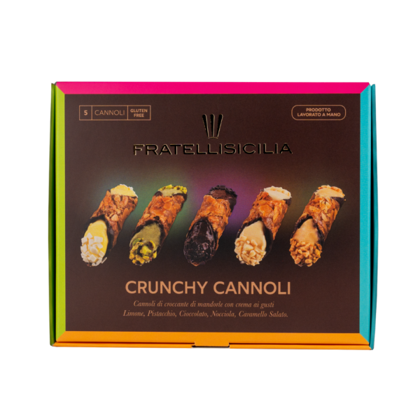 Cannoli Siciliani Croccanti Mandorla Fratelli Sicilia, 190 GR (5 pezzi) Fratelli Sicilia