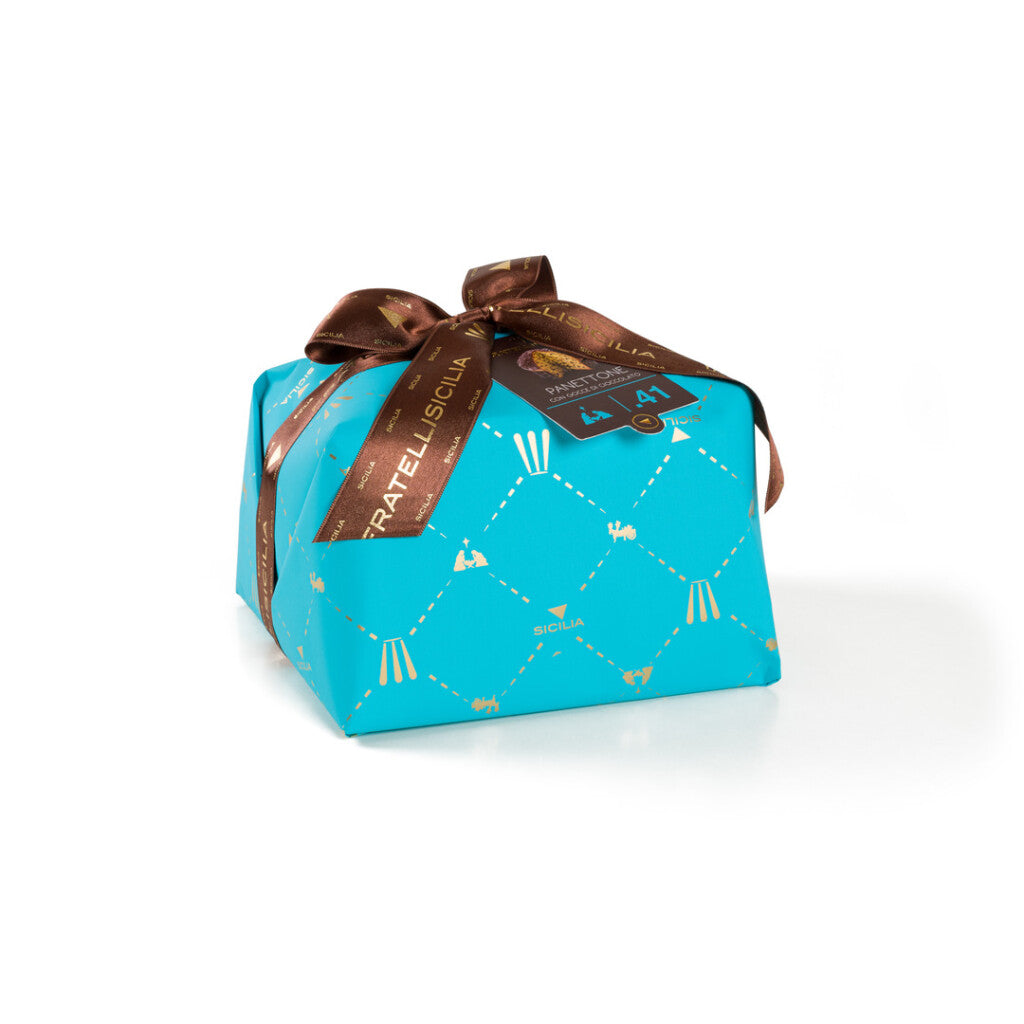 Panettone con Gocce di Cioccolato puro, Fratelli Sicilia, varie grammature