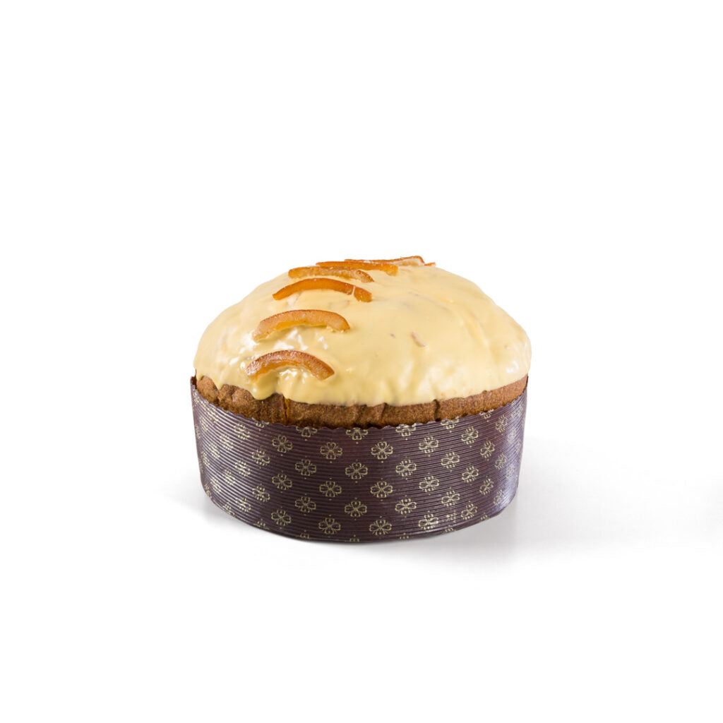 Panettone mit der Orange Siziliens, sizilianische Brüder, verschiedene Gewichte