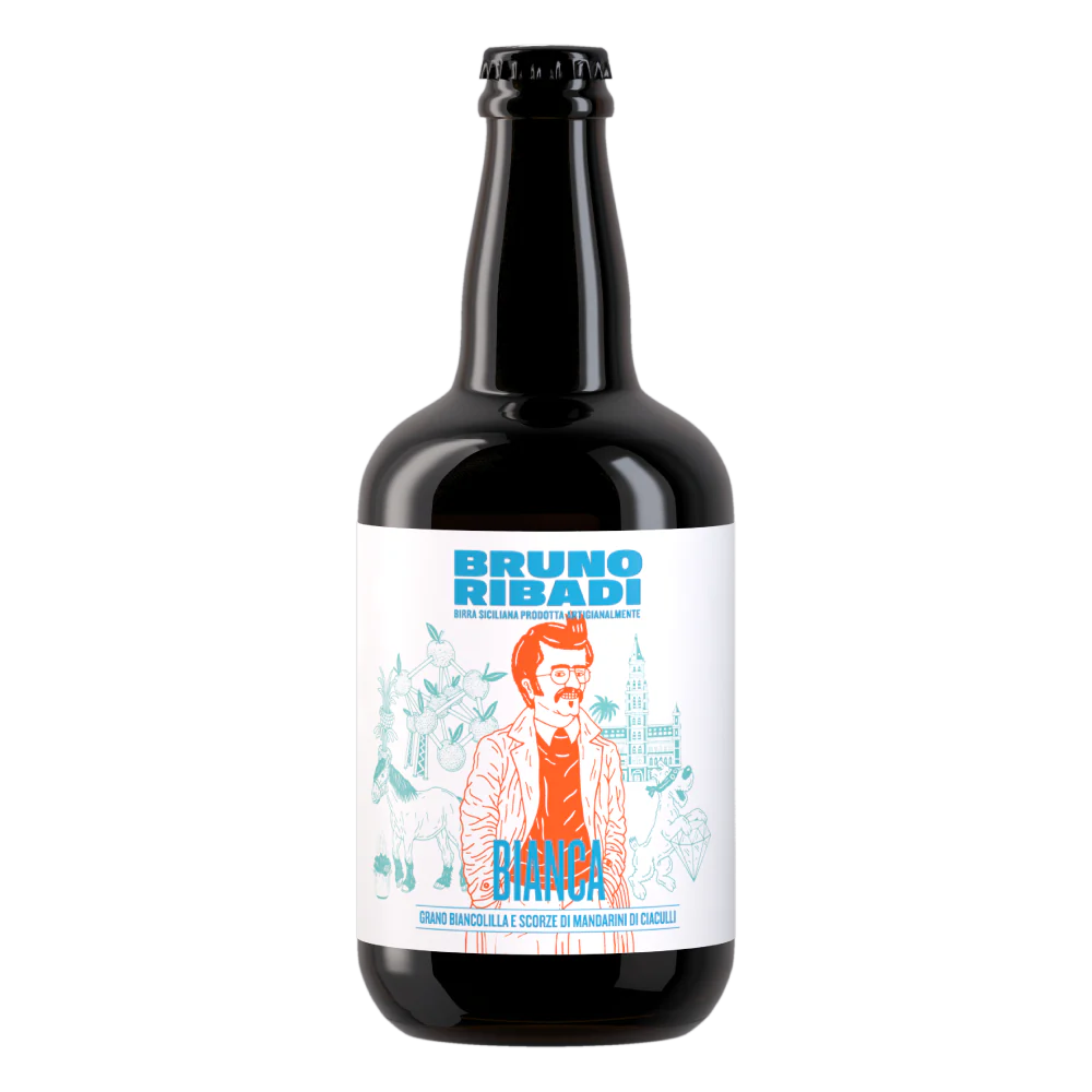 Bruno Ribadi Birra Bianca due formati, 33 Cl e 75 Cl Bibite Bruno Ribadi