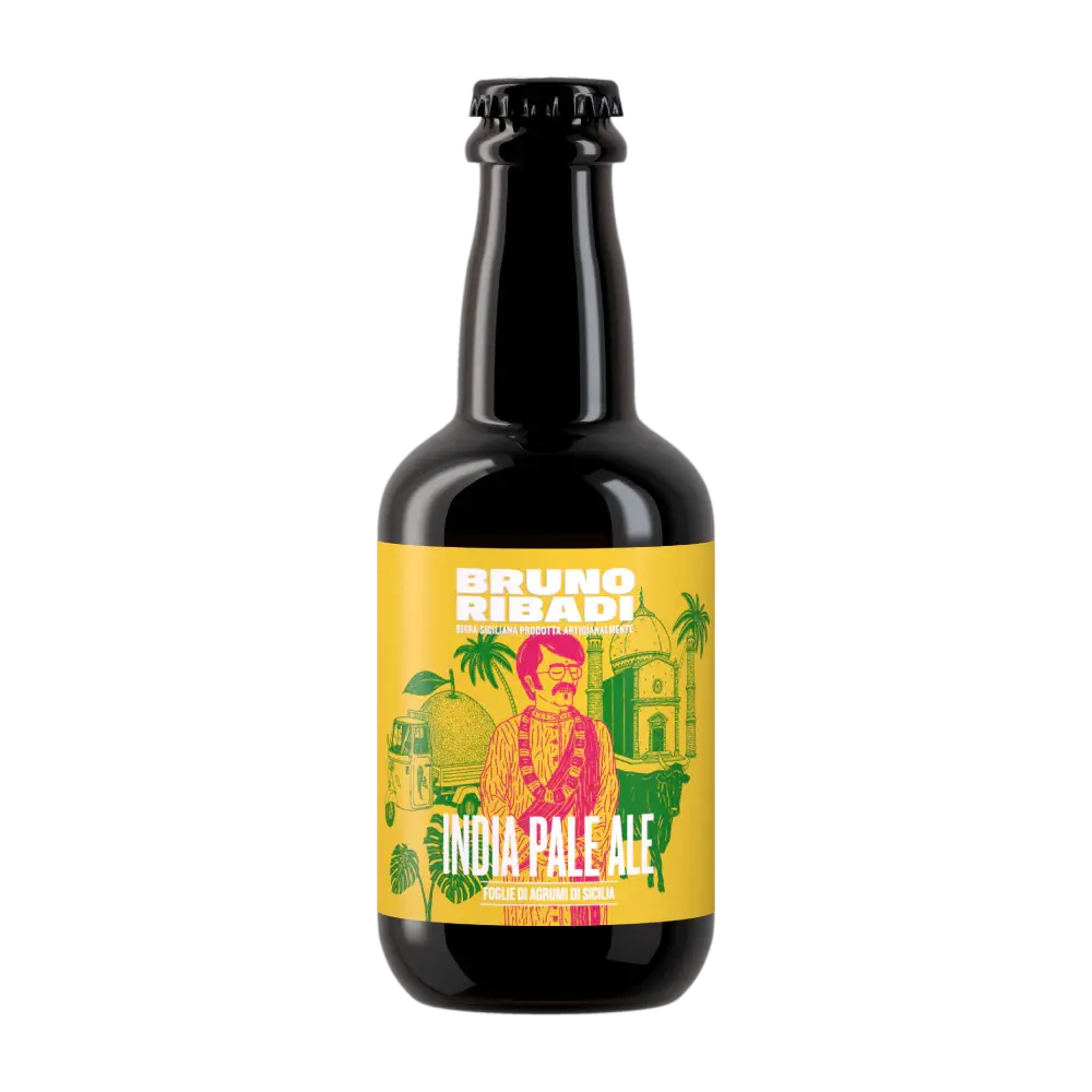 Bruno Ribadi Indian Pale Ale due formati, 33 Cl e 75 Cl Bibite Bruno Ribadi