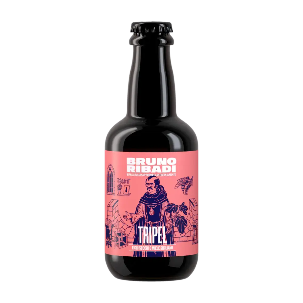 Bruno Ribadi Tripel due formati, 33 Cl e 75 Cl Bibite Bruno Ribadi