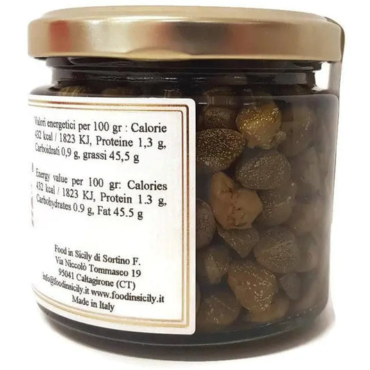 Capperi Sott'olio, 190 gr, Food in Sicily Contorni Food in Sicily