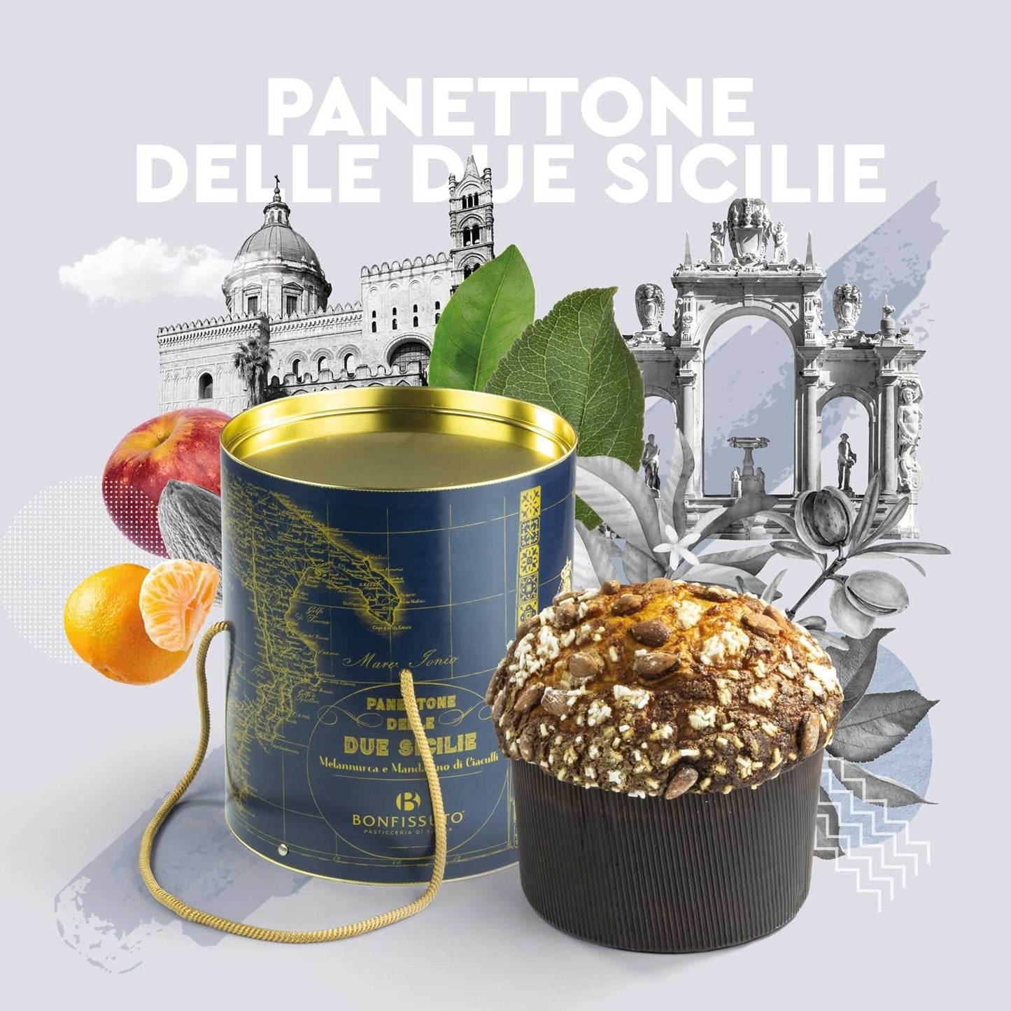 Panettone Bonfissuto "Delle Due Sicilie", 1 kg Bonfissuto
