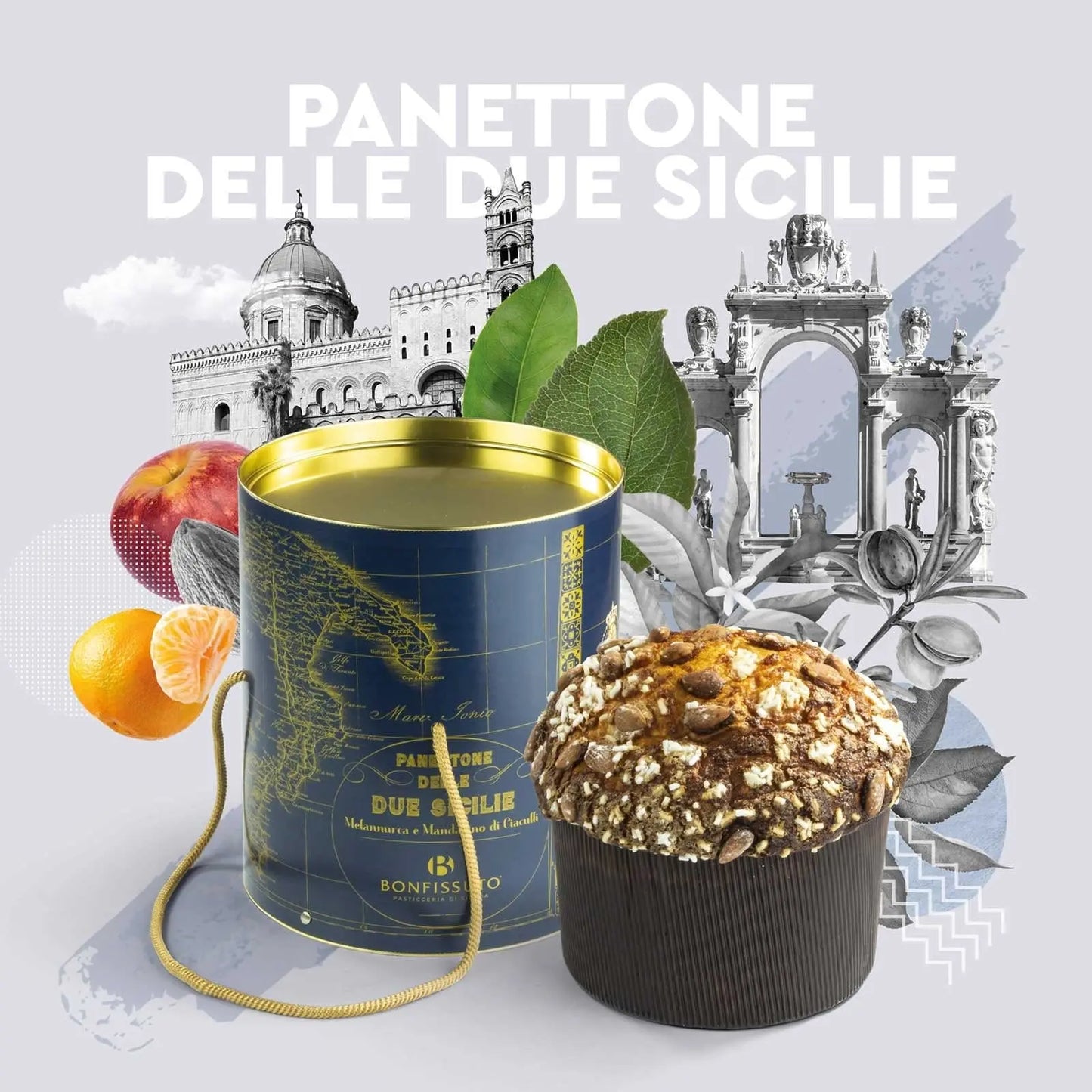 Panettone Bonfissuto "Delle Due Sicilie", 1 kg Bonfissuto