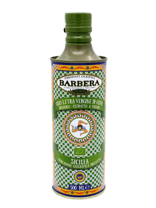 Olio Extra Vergine di Oliva, Biologico , Sicilia - Indicazione Geografica Protetta, Premiati Oleifici Barbera, due formati Condimenti Premiati Oleifici Barbera