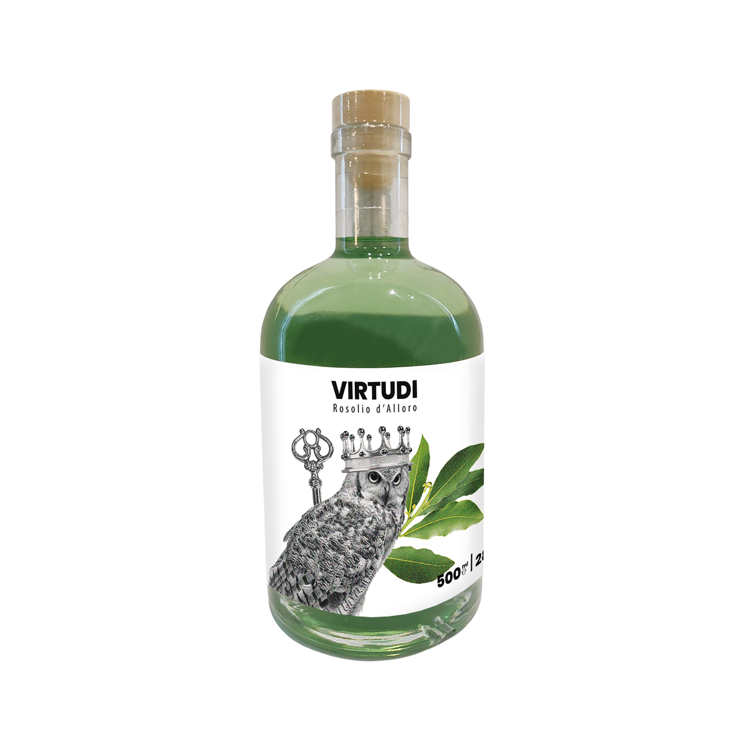 Rosolio d'Alloro "Virtudì" Linea Premium , 50 Cl Distillerie dell’Etna F.lli Russo