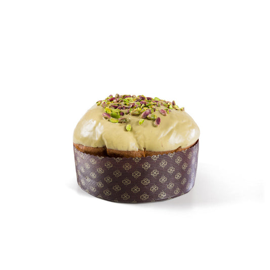 Pistaziengefüllte Panettone, sizilianische Brüder, verschiedene Gewichte