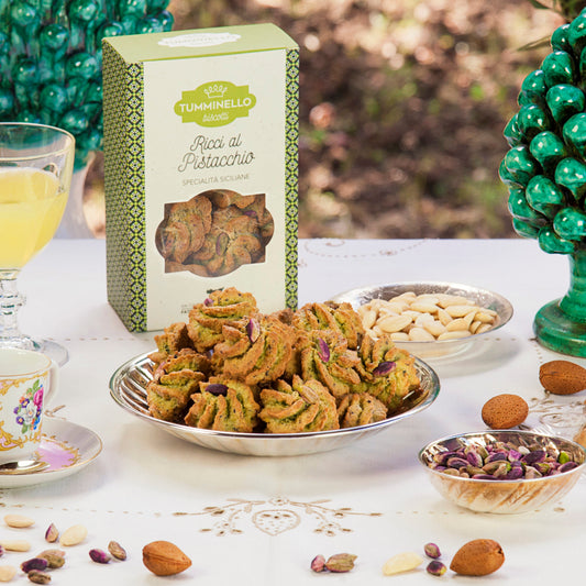 Ricci al Pistacchio e Mandorla di Sicilia, Tumminello,220 gr