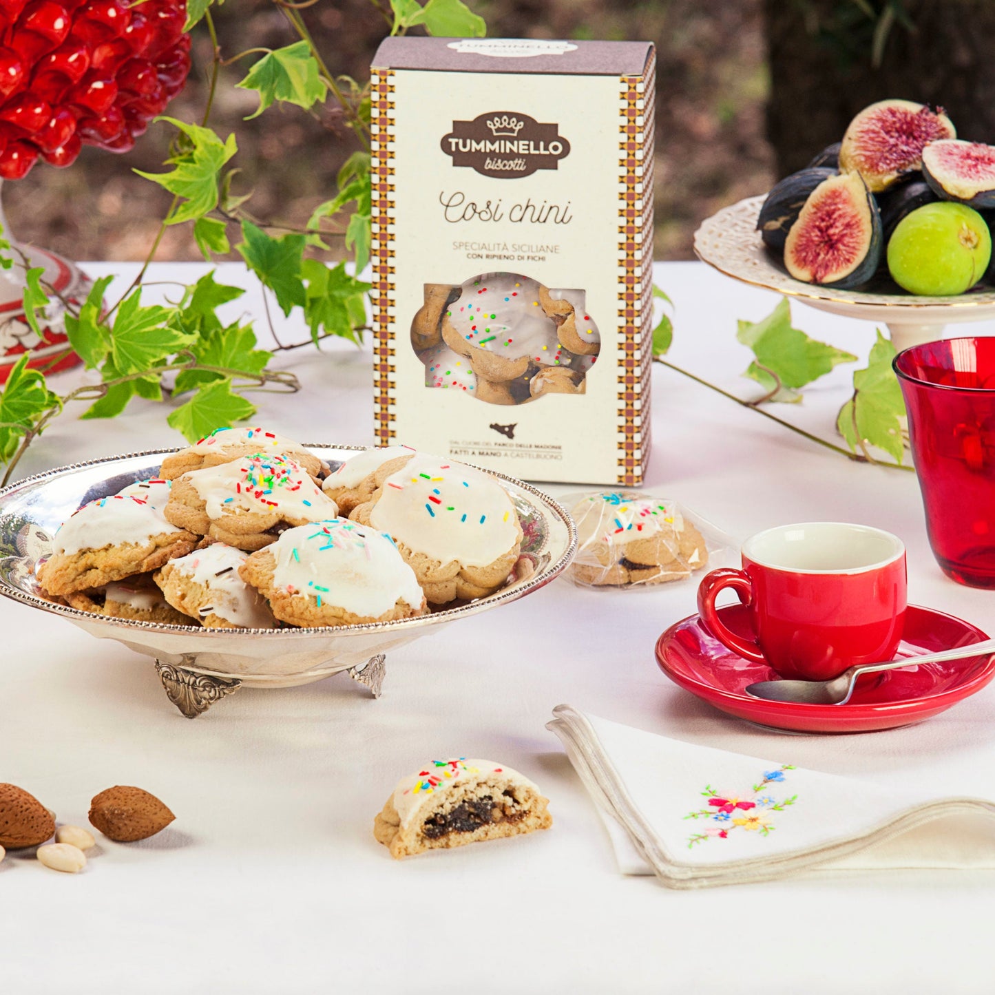 Cosi Chini ,biscotti siciliani ripieni ai fichi, Tumminello, 320 gr Tumminello