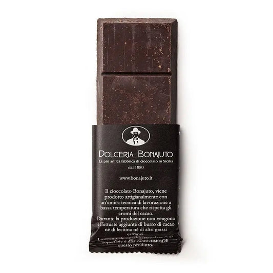 Cioccolato Artigianale al Limone, 50 gr Dolci tipici siciliani Antica Dolceria Bonajuto