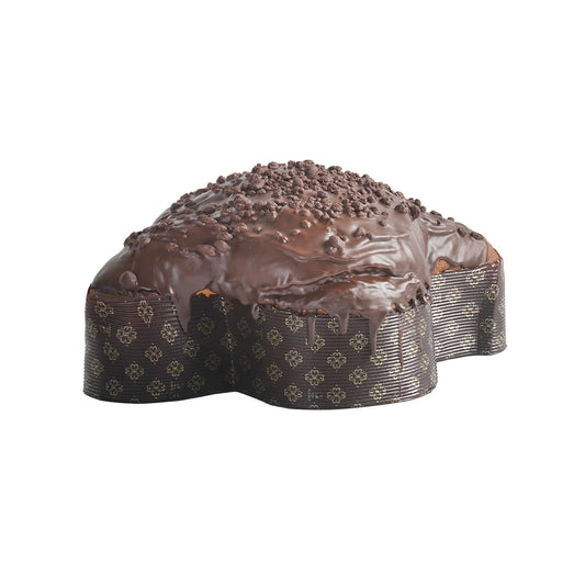 Sublime black Fiasconaro Colomba with Sicilian chocolate cream, 1 kg