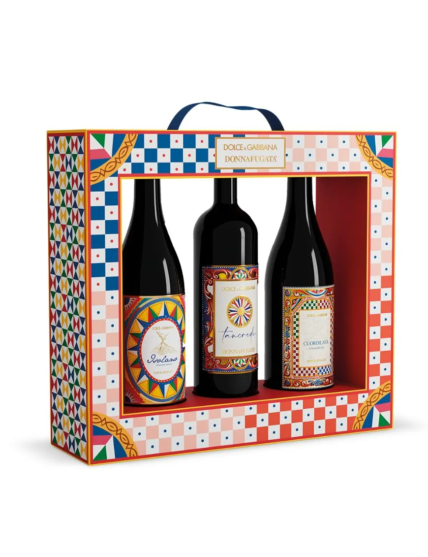Paquete de regalos Dolce & Gabbana Frame con Tancredi, Isolano y Curedilava - Donnafuata