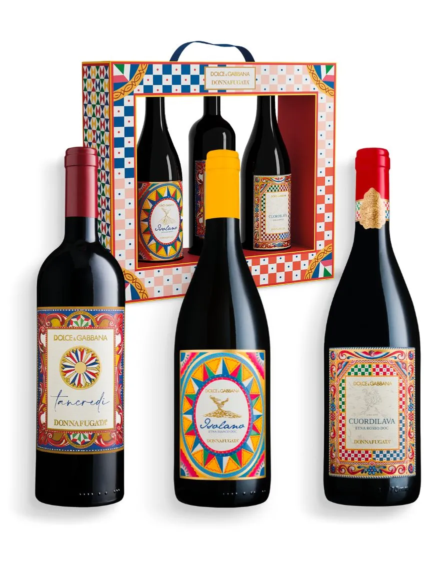 Paquete de regalos Dolce & Gabbana Frame con Tancredi, Isolano y Curedilava - Donnafuata