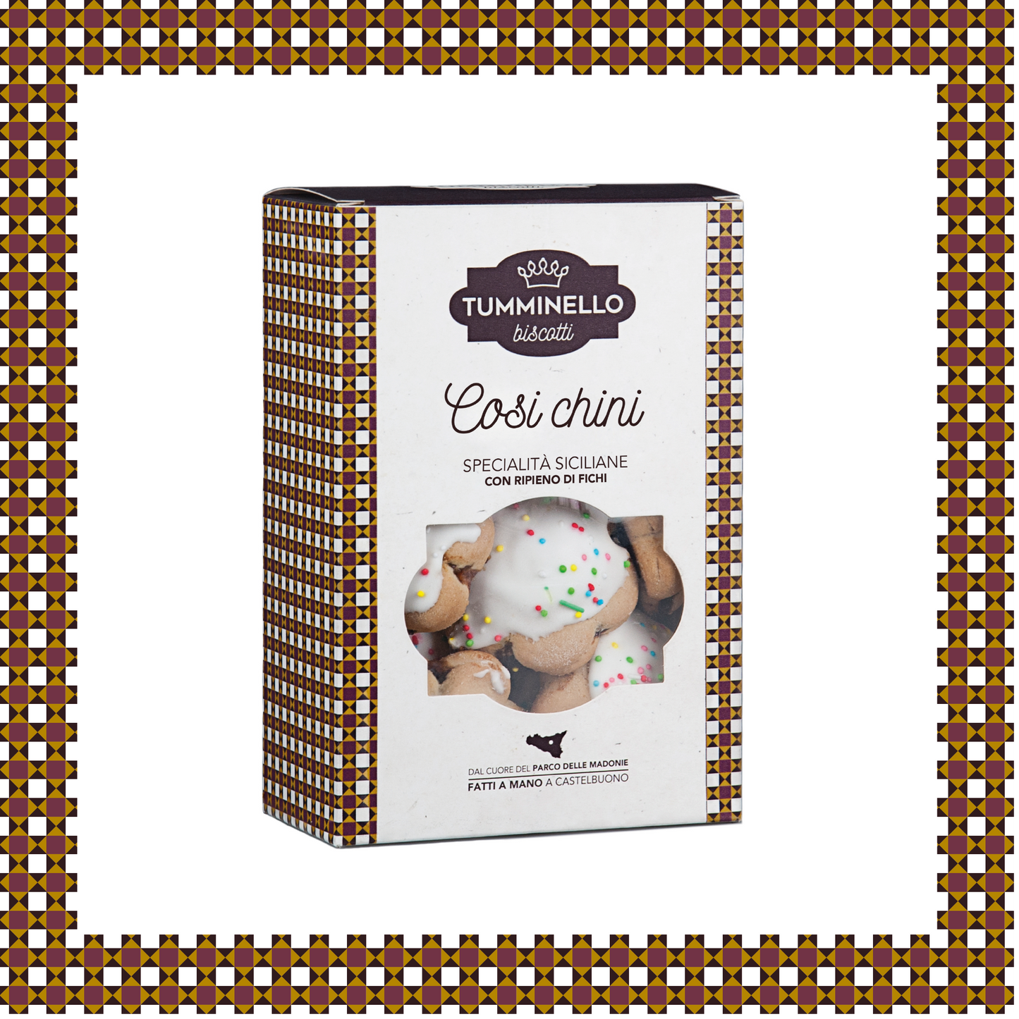Des biscuits siciliens pliés farcis de figues, Tumminello, 320 GR