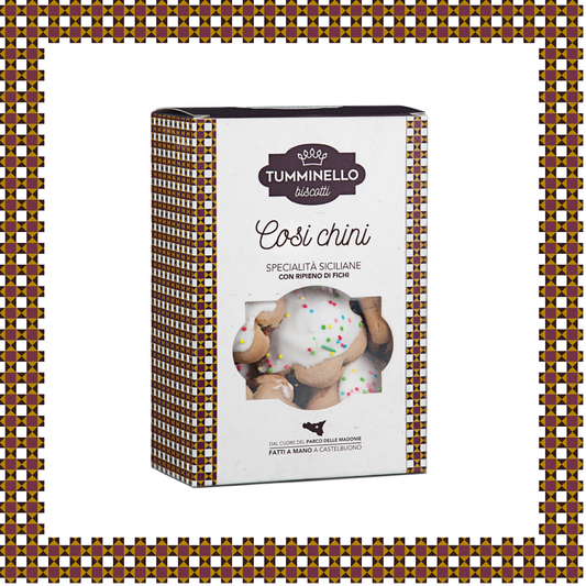 Cosi Chini ,biscotti siciliani ripieni ai fichi, Tumminello, 320 gr Tumminello