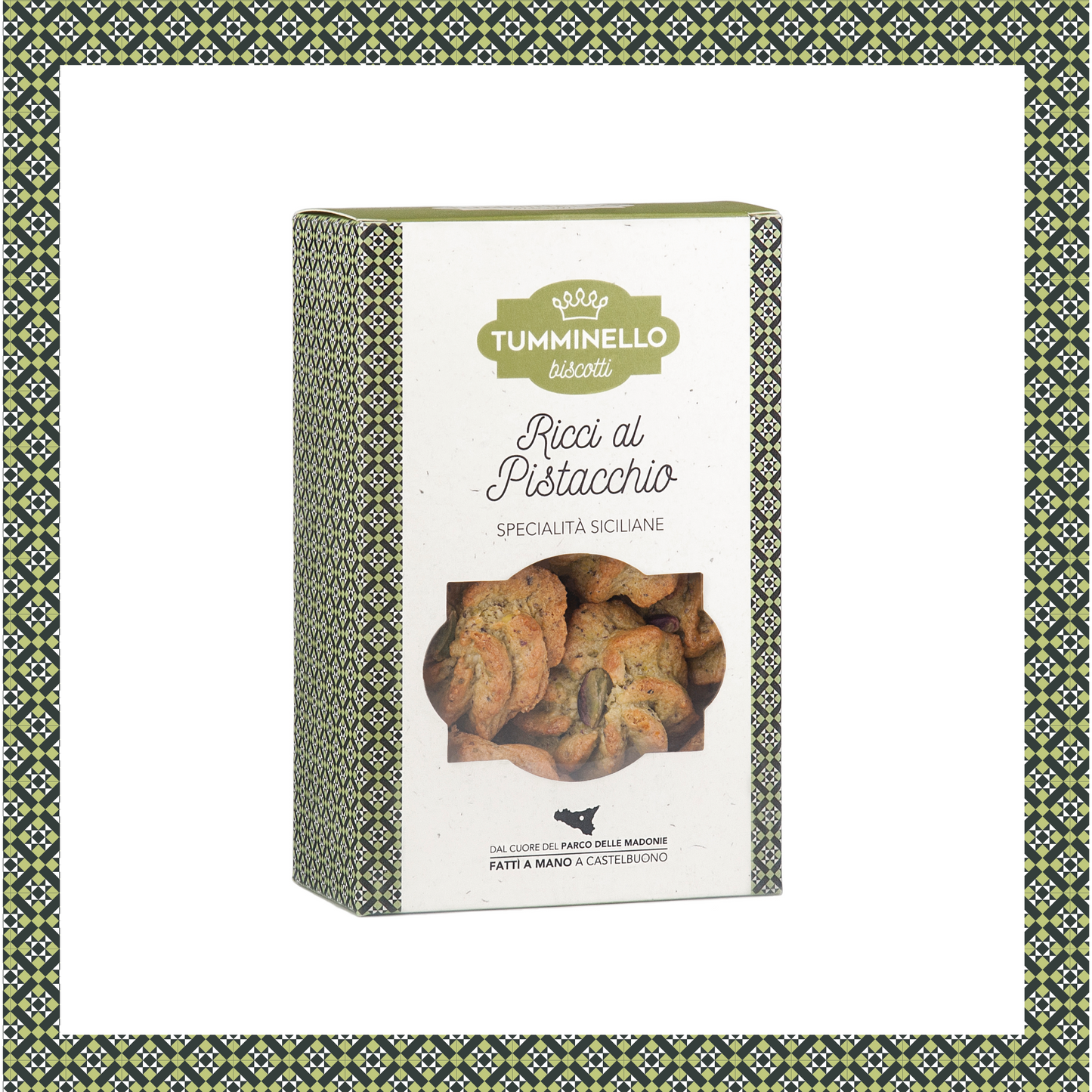 Ricci al Pistacchio e Mandorla di Sicilia, Tumminello,220 gr Tumminello
