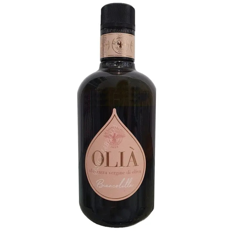 OLIÀ Olio Extra Vergine di Oliva - Monocultivar Biancolilla da agricoltura biologica, Linea Grand Gourmet, 500 ml, Premiati Oleifici Barbera Condimenti Premiati Oleifici Barbera
