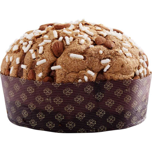 Fiasconaro Panettone mit sizilianischen Mandeln und mit Glasur bedeckt, verschiedene Gewichte
