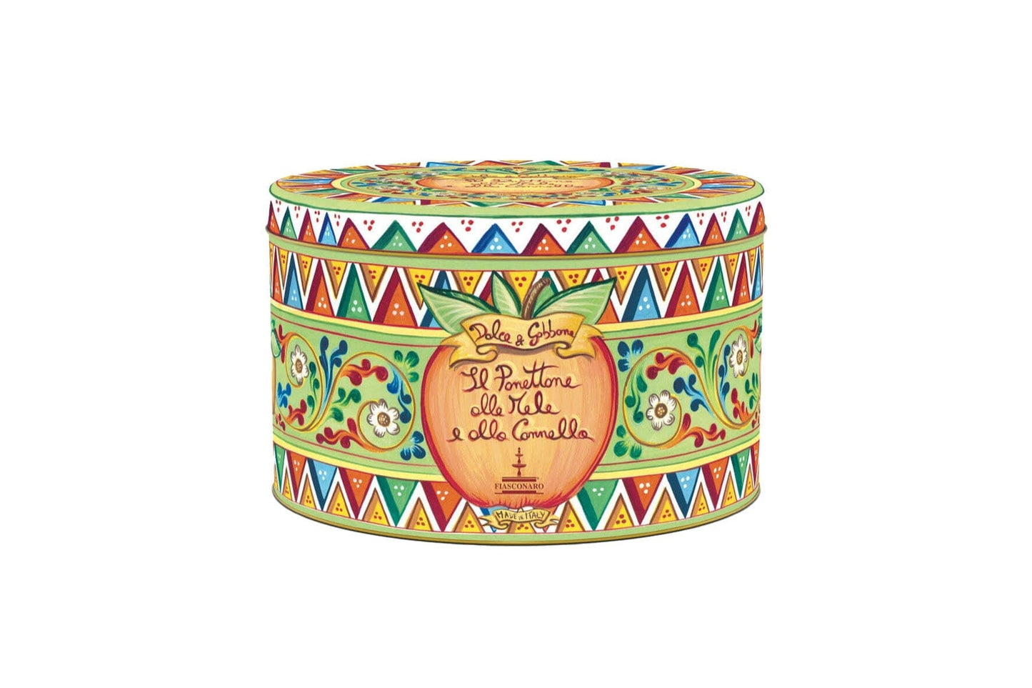Panettone Artigianale Fiasconaro "Dolce e Gabbana" alle Mele e Cannella , 1 Kg Panettone Fiasconaro