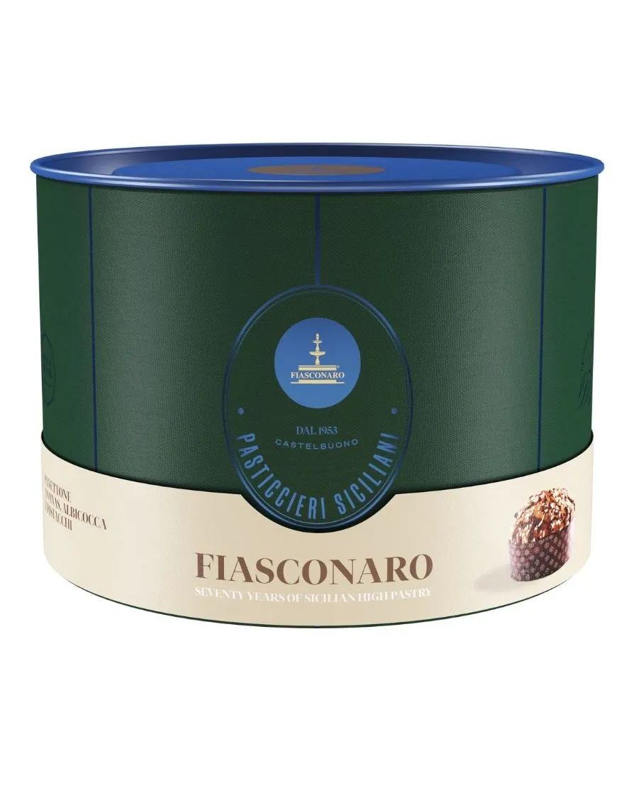 Fiasconaro Panettone "Sammlung 1953" Ananas, Aprikosen und Pistazien, 1 kg