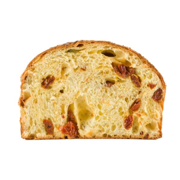 Savory panettone with dried tomatoes, basil and oregano, sicily brothers, 450 gr