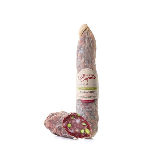 Salame Nostrano al Pistacchio, Salumi Caputo, 500 gr Salumi Salumi Lipari