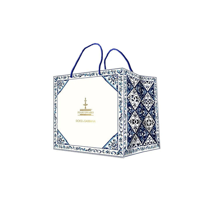 Colombina Fiasconaro Dolce & Gabbana con essenza di mandarino e glassa di mandorle e pistacchio decorata con zucchero e pistacchio , 100 gr Fiasconaro