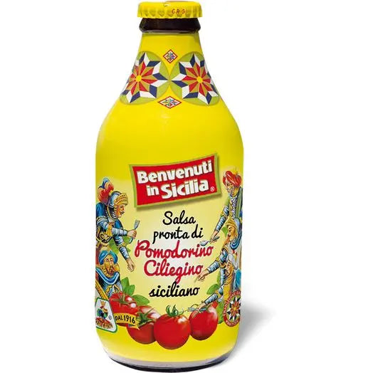 Salsa di pomodorino ciliegino 330 gr Sugo F.lli Contorno