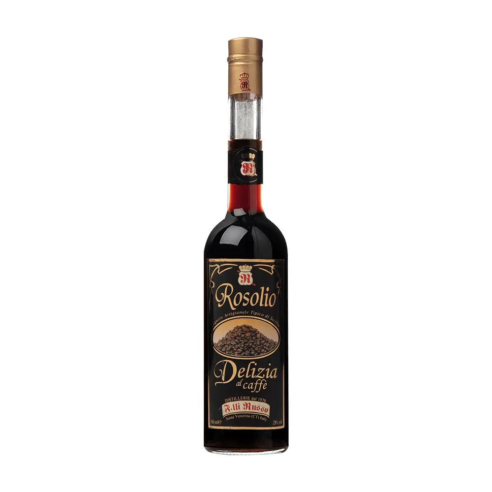 Rosolio Delizia al Caffè,50 cl, Distillerie Russo Siciliano Vini e liquori Distillerie dell’Etna F.lli Russo