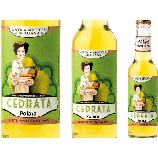 Cedrata Polara, Confezione da 6 x 27,5 cl Bibite Polara