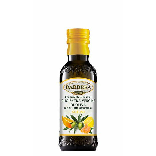 Olio Extravergine di Oliva aromatizzato agli agrumi, 0,25 L Condimenti Premiati Oleifici Barbera