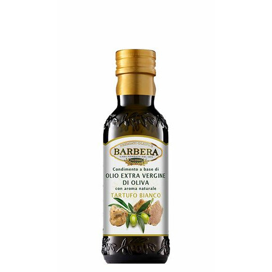 Olio Extravergine di Oliva aromatizzato al tartufo bianco, 0,25 L Condimenti Premiati Oleifici Barbera