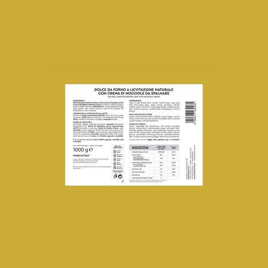 Colomba Bonfissuto alle Nocciole, 1kg Bonfissuto