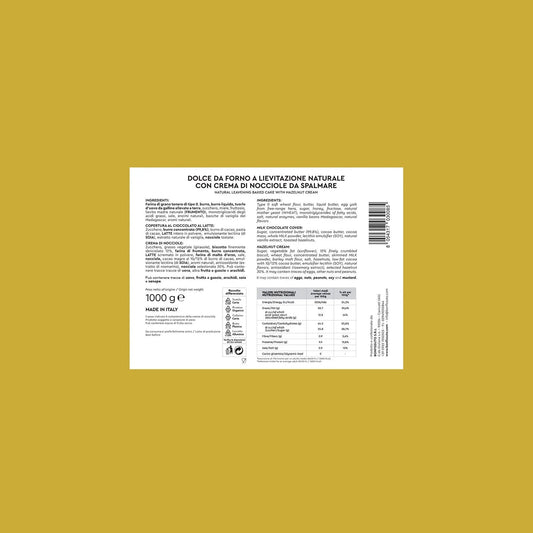 Colomba Bonfissuto alle Nocciole, 1kg Bonfissuto