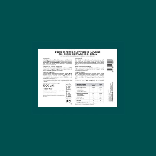 Colomba Bonfissuto al Pistacchio di Sicilia, 1 kg Bonfissuto