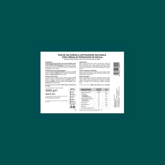 Colomba Bonfissuto al Pistacchio di Sicilia, 1 kg Bonfissuto