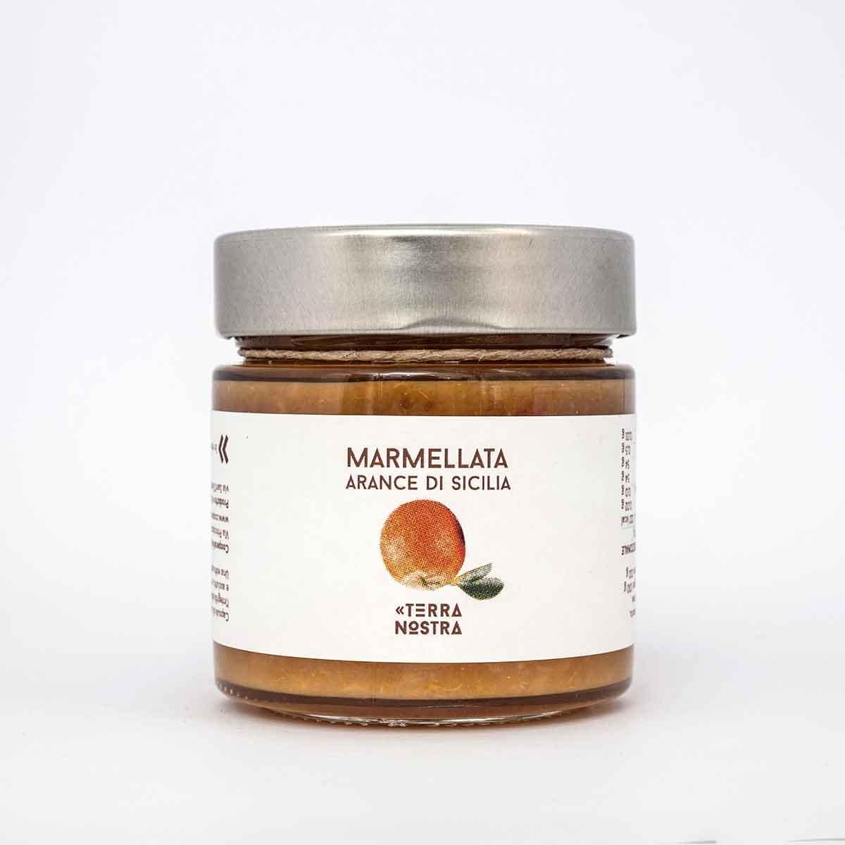 Marmellata di Arance di Sicilia da agricoltura sociale, 240 grammi Confetture e Creme spalmabili Cooperativa Sociale Terra Nostra