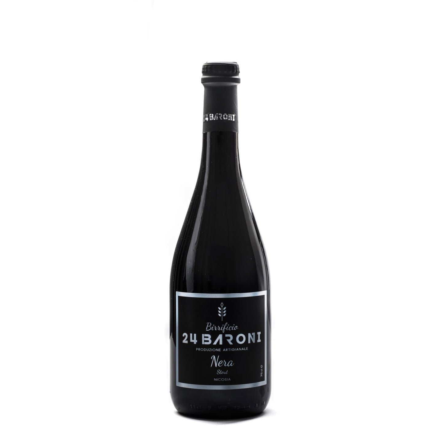 Birra Nera Stout Bibite 24 Baroni 75 CL