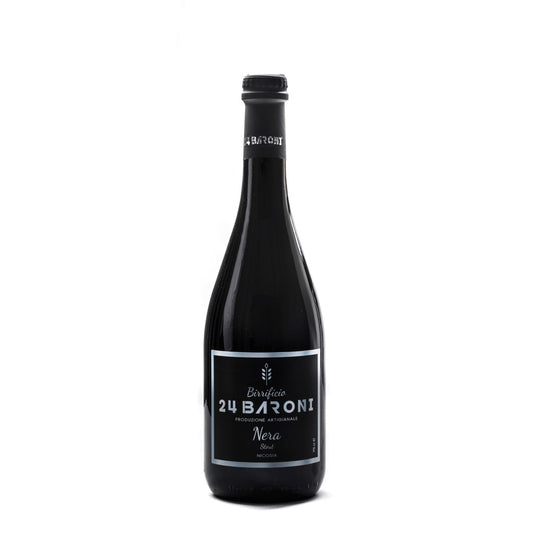 Birra Nera Stout Bibite 24 Baroni 75 CL