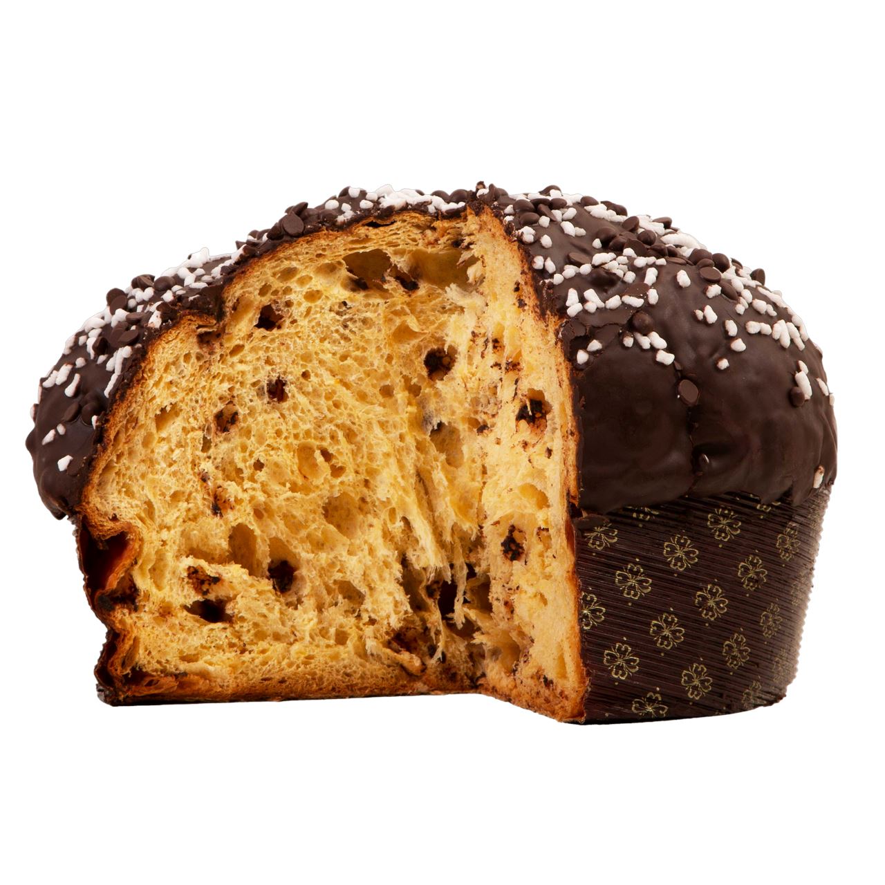Panettone Artigianale con Gocce di Cioccolato,1 Kg , Food in Sicily Food in Sicily