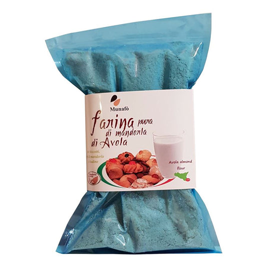 Farina pura di mandorla di Avola sgusciata, 500 gr Frutta Secca Food in Sicily