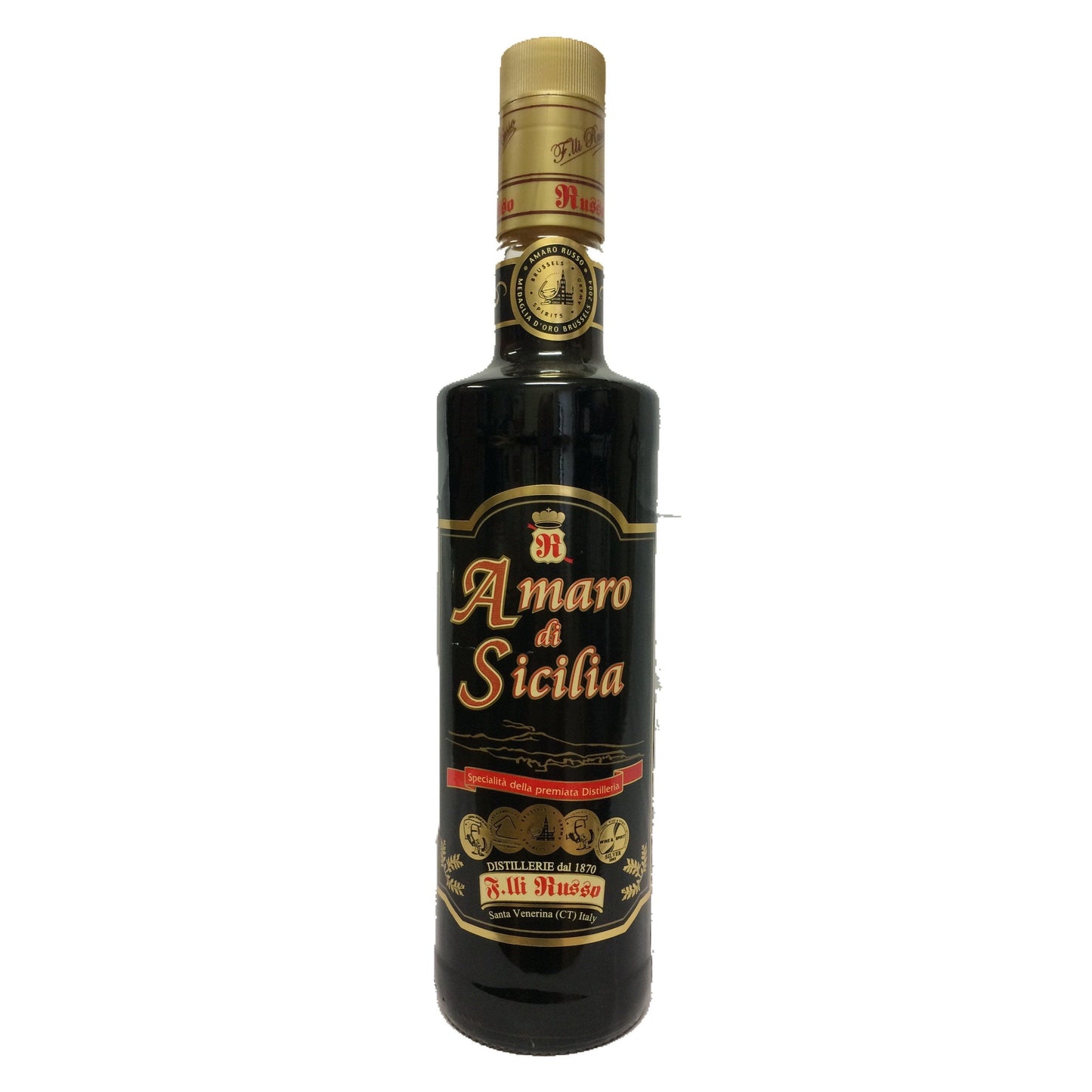 Amaro di Sicilia alle erbe dell'Etna, 50 cl Vini e liquori Distillerie dell’Etna F.lli Russo