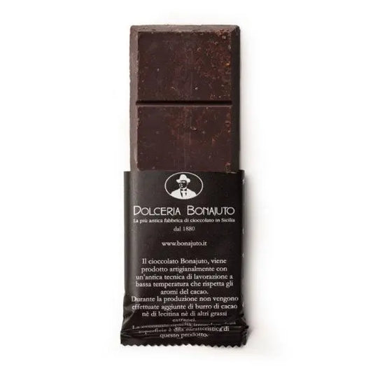 Cioccolato fondente 90%, 50 gr Dolci tipici siciliani Antica Dolceria Bonajuto