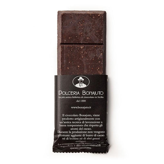 Cioccolato artigianale al Pepe Bianco, 50 gr Dolci tipici siciliani Antica Dolceria Bonajuto