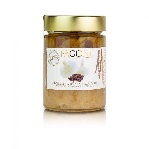 Filetti di Cipolla di Giarratana in Agrodolce, 300 grammi Contorni Fagone